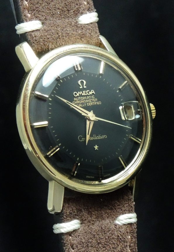 1967 Omega Constellation schwarzes Dome dial