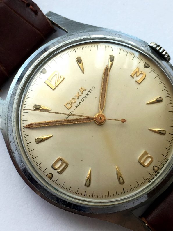 35mm Vintage Doxa watch with Explorer Dial