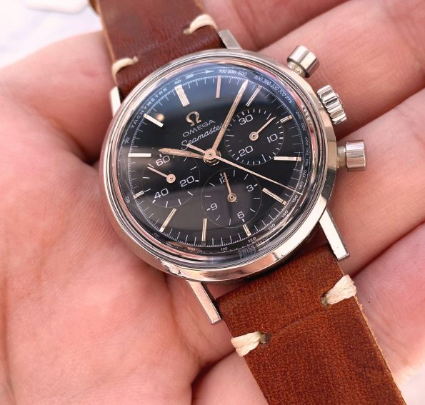 Wonderful Omega Seamaster Chronograph cal 321 from 1966 35mm ref 105.005 Vintage restored dial