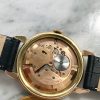 Rose Gold plated Omega 37mm Automatic Bumper restored Black dial teardrop lugs
