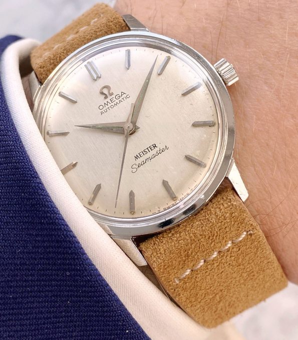 DOUBLE SIGNED Omega Seamaster Automatic Vintage MEISTER Dial 165001