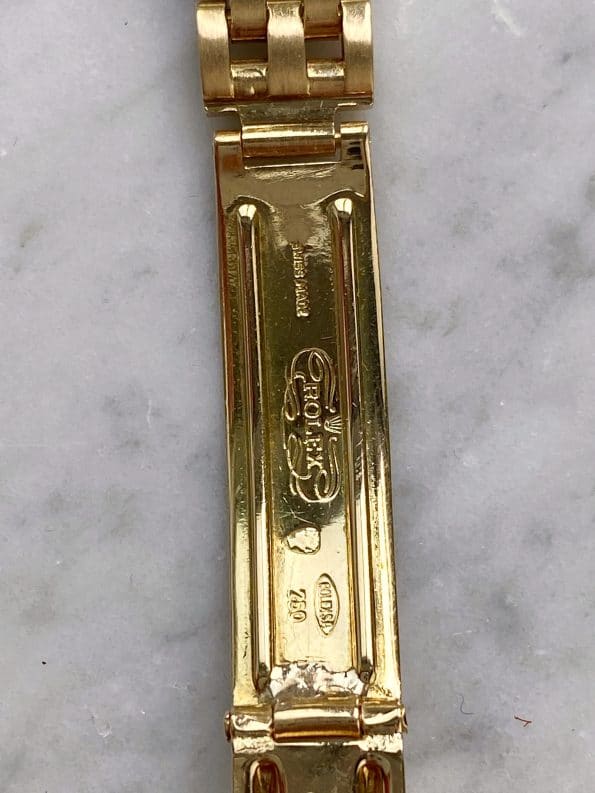 Perfekte Vintage Rolex Date Damen Vollgold Automatik 6517