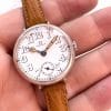 Very Early Omega Wristwatch 34mm Big Size Cathedral Hands vintage