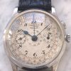 Omega Tissot Chronograph Vintage Steel One Pusher Art Deco Sector Dial