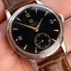 Vintage Omega Chronometer Stahl 30t2RG Handaufzug mit restauriertem Ziffernblatt