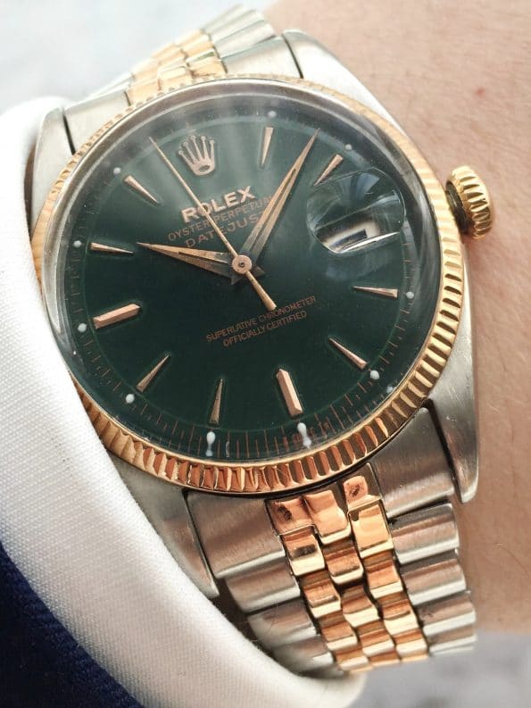 Rare 1958 Steel ROSE Gold Datejust cal 1065 Butterfly Rotor