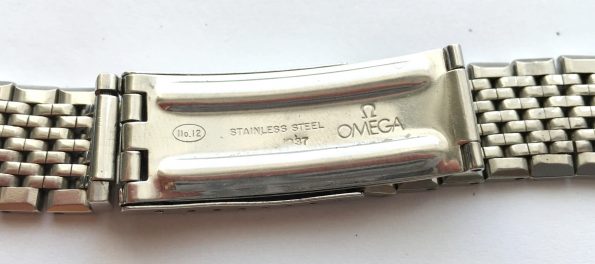 Original Omega Strap 18mm, Seamaster Constellation RiceBeed