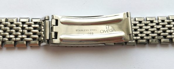 Original Omega Stahlarmband 18mm, Seamaster Constellation, Reiskorn