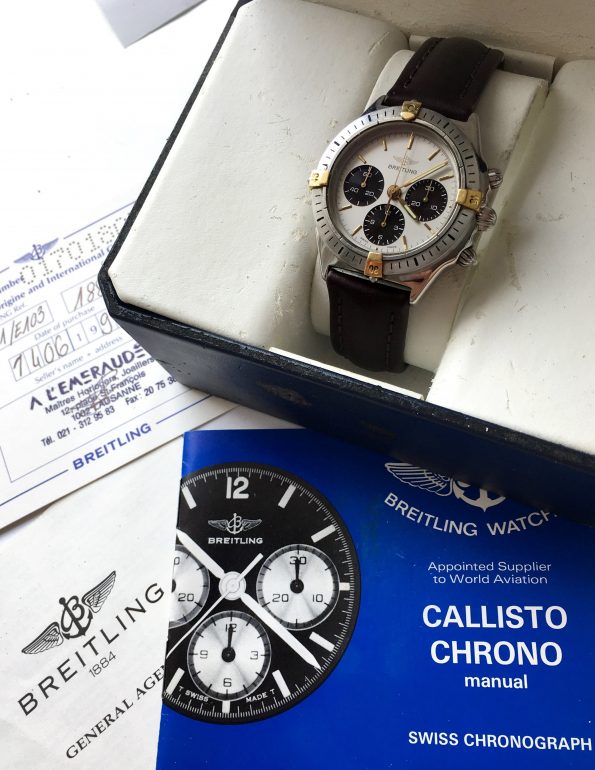 Original Breitling Callisto Chronograph Damen Full Set
