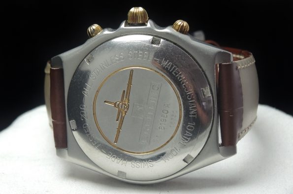 Rare Breitling Chronomat Automatic grey dial black sub dials
