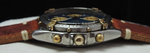 Breitling Chronomat Automatik blaues Ziffernblatt