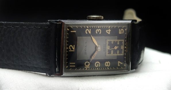 Doxa Vintage Uhr mit Gilt Two Tone Dial