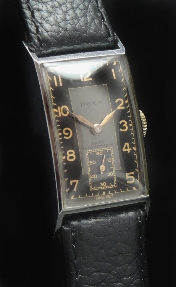 Doxa Vintage Uhr mit Gilt Two Tone Dial