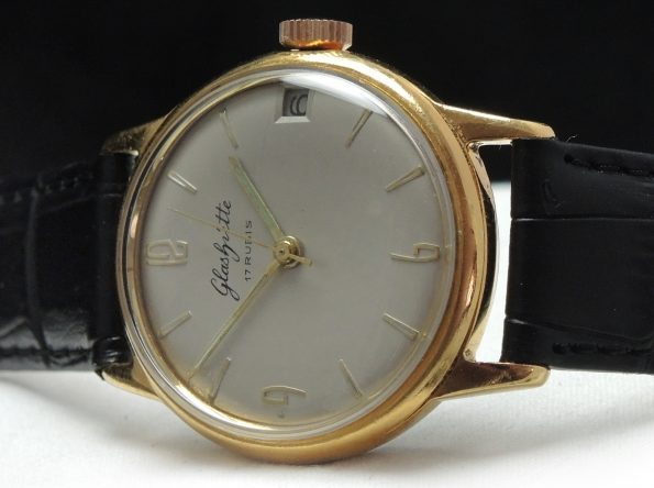 Perfekte 34mm Glashütte Vintage Uhr