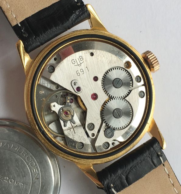 Perfekte 34mm Glashütte Vintage Uhr
