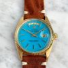 Rolex Day Date 18ct Gold 36mm Vintage Automatic Serviced 1803 Custom Tiffany Stella Dial