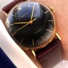 Early Rolex Precision Solid Gold Fully Restored Black Dial