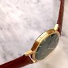 Omega 34mm Serviced Vintage Custom Green Dial 121.002 Gold Plated
