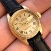 Rolex Ladies Full Gold Datejust Ref 6917 with Full Gold Strap Lady