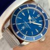 Breitling Superocean Steel Automatic BLUE Steel Strap A17320 Diver