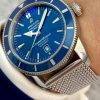 Breitling Superocean Steel Automatic BLUE Steel Strap A17320 Diver
