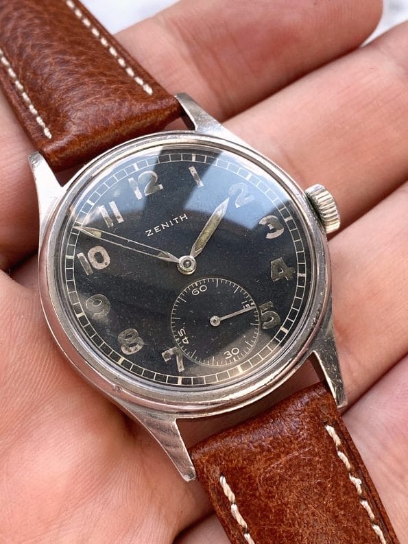 35mm Militäruhr Zenith Vintage Uhr Deutsches Heer WW2