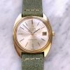 Gold Plated C Shaped Vintage Omega Constellation Automatic Date 168.017