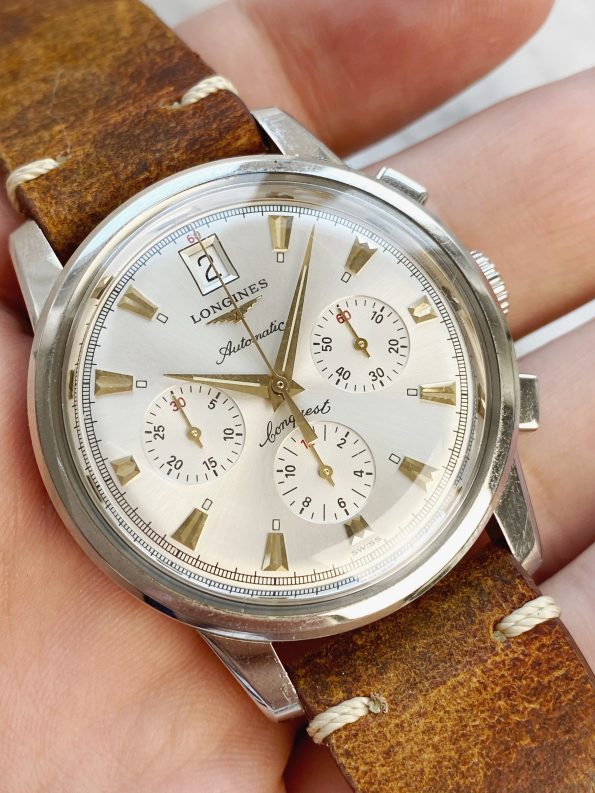 Longines Conquest Chronograph Vintage Full Set – Officially Serviced at Longines