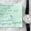 Vintage Omega WWII with Porcelain Dial and SILVER Case