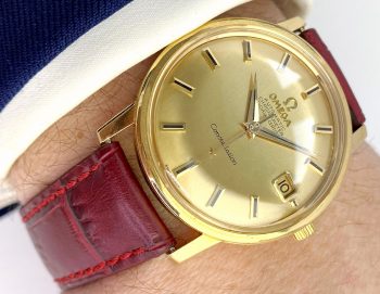 Omega Constellation De Luxe Solid Gold Vintage Automatic 168010