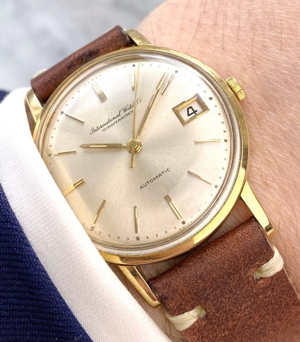 IWC Solid GOLD with ORIGINAL PAPERS and ORIGINAL INVOICE from1965