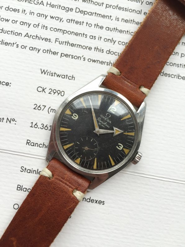 WITH EXTRACT Rare Omega Ranchero Vintage Broad Arrow
