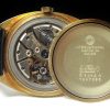 Tolle IWC Solid Gold Vintage Leinen dial