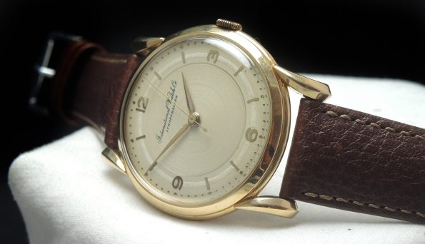 Tolle 18 karat IWC Vollgold Vintage Uhr 36mm