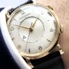 Serviced Jaeger LeCoultre 35mm Memovox Solid Gold