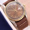 Serviced Rolex Datejust Automatic Vintage with Tropical Chocolate Copper Dial