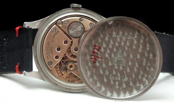Perfect Omega 38mm Oversize Jumbo Vintage black dial