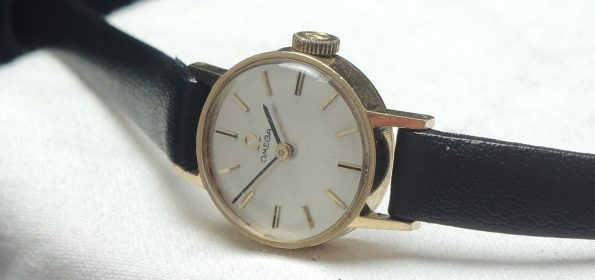 New Old Stock Omega Ladies Watch in 375 Solid Gold