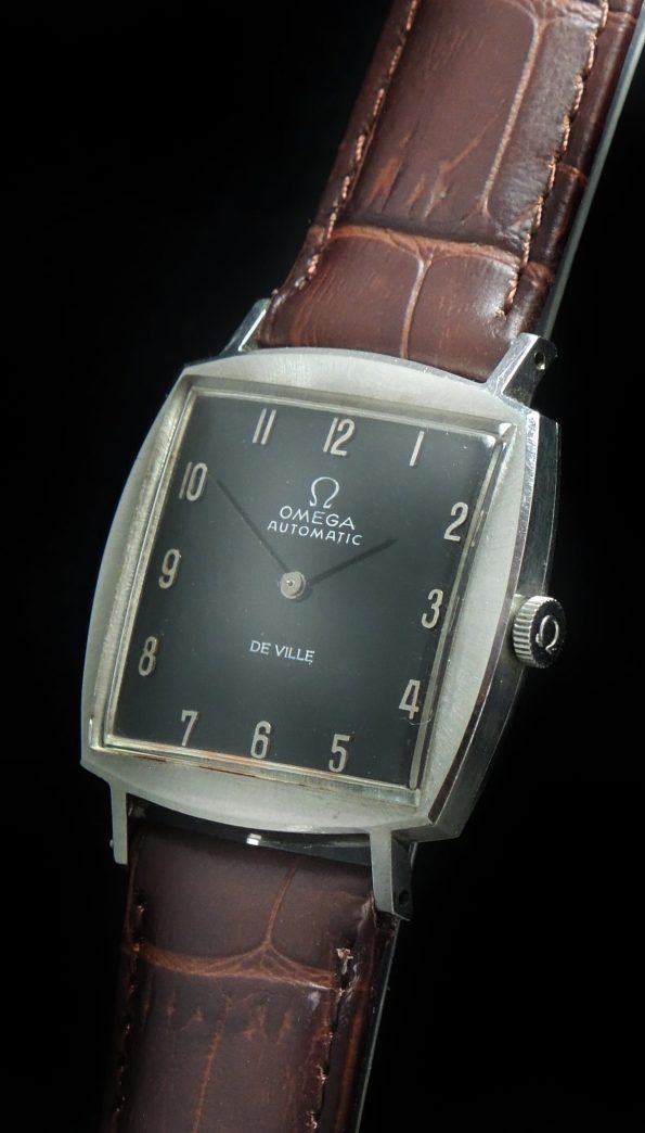 Beautiful Omega black dial De Ville Automatic Ladies