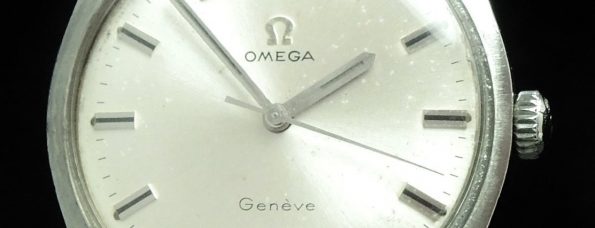 Vintage Omega Geneve Onyx Indexe Natoband