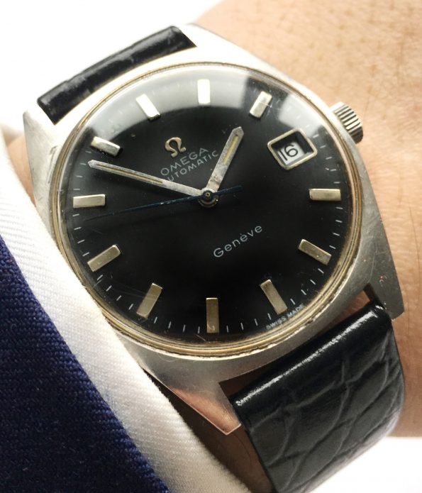 Amazing Omega Geneve black dial Automatic Vintage