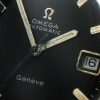 Tolle Omega Geneve schwarzes Ziffernblatt Automatik