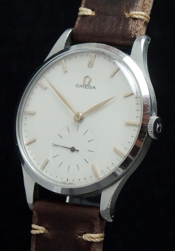 Omega Oversize Jumbo 38mm Vintage white dial