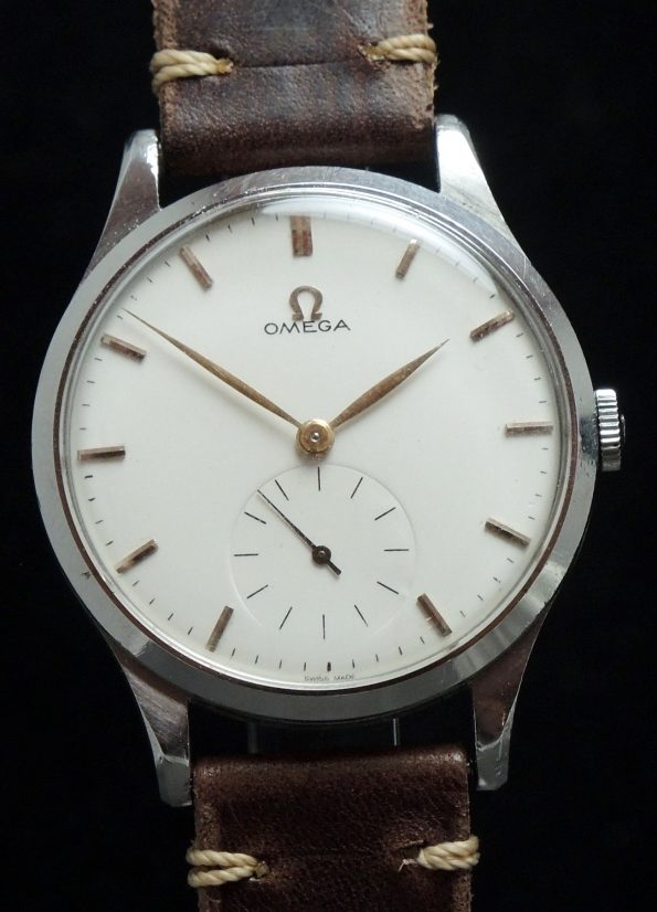 Omega Oversize Jumbo 38mm Vintage white dial