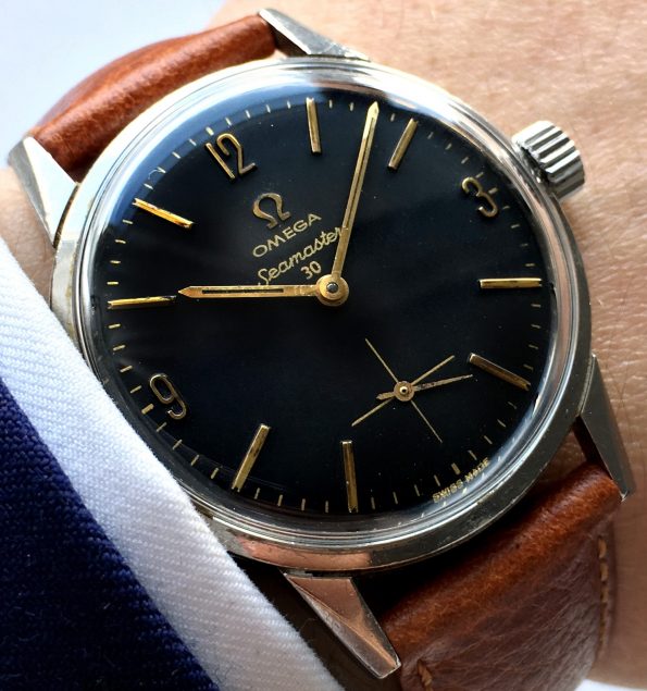 Omega Seamaster 30 with black dial Vintage