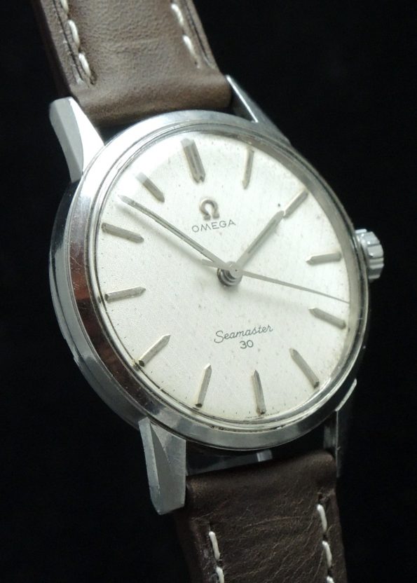 Rare Omega Seamaster 30 factory original Vintage Linen Dial