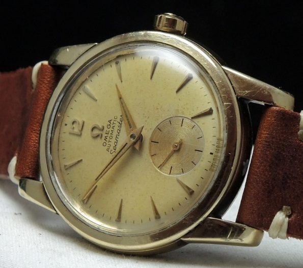 Great Omega Seamaster Automatic Automatik golden dial