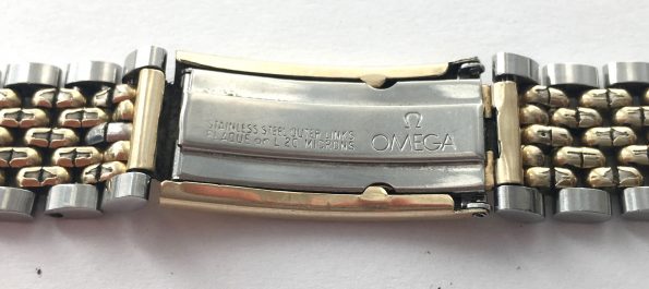 Original Omega Seamaster Band vergoldet 18mm