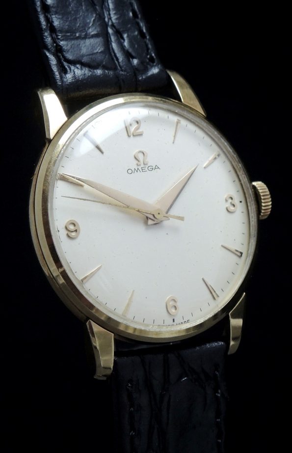 Serviced Omega Solid Gold Vintage Watch Explorer Dial