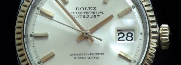 Originale Rolex Datejust Automatik Stahl Gold Vintage